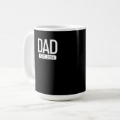 Pap Est. 2024 Zwangere Vrouw Nieuwe Vaderdag Manne Koffiemok (Voorkant links)