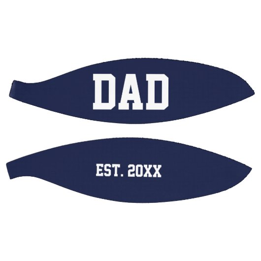 PAP Est. Jaar Donkerblauw en Witte Tekst Sjabloon Basketbal (Panelen)