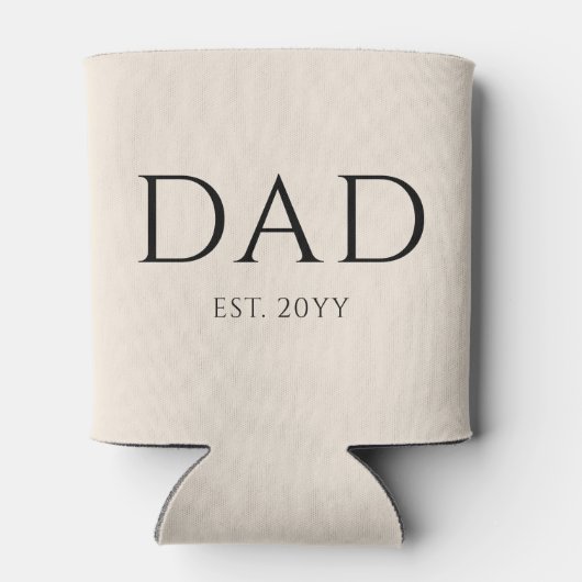 Pap Est Modern New Papa promoot pap Blikjeskoeler (Achterkant)