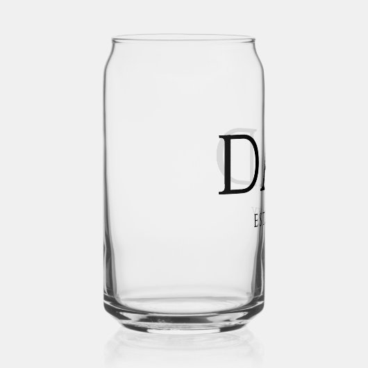 Pap Est Modern New Papa promoot pap Blikvorm Glas (Rechts)