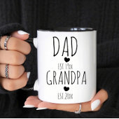 Pap Est New Grandpa Est Tweekleurige Koffiemok