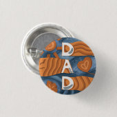 Pap - Fijne vaderdag Ronde Button 3,2 Cm (Voorkant /achterkant)