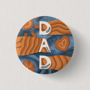 Pap - Fijne vaderdag Ronde Button 3,2 Cm