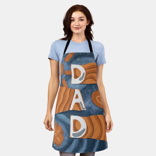 Pap - Fijne vaderdag Schort (Gedragen)