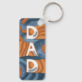 Pap - Fijne vaderdag Sleutelhanger (Achterkant)