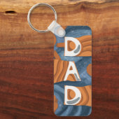 Pap - Fijne vaderdag Sleutelhanger (Voorkant)