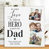 Pap First Love Forever Hero Personalized 3 Foto Fotoplaat