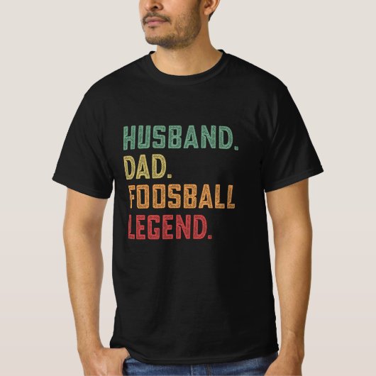 Pap Foosball Legend football T-shirt (Voorkant)