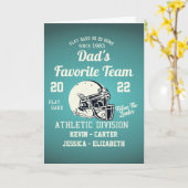 Pap Football vaderdag Kaart (Gele Bloem)