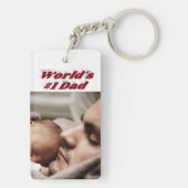 Pap Foto burgundy Sleutelhanger (achterkant)