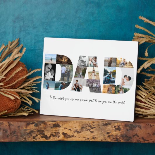 Pap Foto Collage 18 Afbeeldingen Fotoplaat (Zijkant)