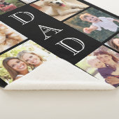 Pap Foto Collage Black Sherpa Deken (3/4)
