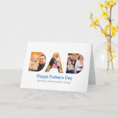 Pap Foto Collage Kaart (Gele Bloem)