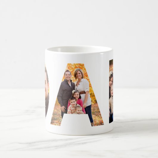 Pap Foto Collage Koffiemok (Center)