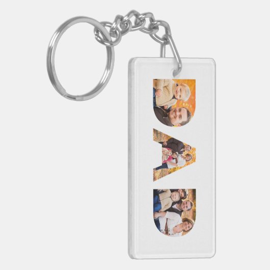 Pap Foto Collage Sleutelhanger (Voorkant Links)