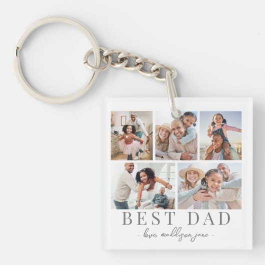 Pap Foto Collage Sleutelhanger (Voorkant)