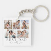 Pap Foto Collage Sleutelhanger (Achterkant)