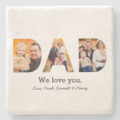 Pap Foto Collage Stenen Onderzetter (Voorkant)