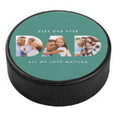 Pap foto moderne typografie groene hockey puck (3/4)