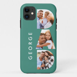 Pap foto moderne typografische kindercadeau Case-Mate iPhone case