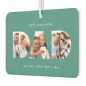 Pap foto moderne typografische kindercadeau luchtverfrisser (Links)