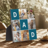 Pap Foto Plaque voor Vaderdag Fotoplaat