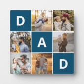 Pap Foto Plaque voor Vaderdag Fotoplaat (Voorkant)