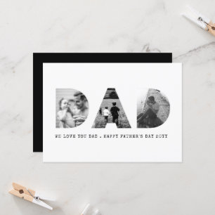Pap Foto Vaderdag Kaart