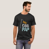 Pap From Granddaughter Grandson Reel Pap T-shirt (Voorkant volledig)