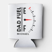 Pap Fuel Funny Vaderdag Birthday - gepersonaliseer Blikjeskoeler (Voorkant)