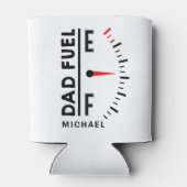 Pap Fuel Funny Vaderdag Birthday - gepersonaliseer Blikjeskoeler (Achterkant)