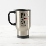 Pap Fuel Funny Vaderdag Birthday - gepersonaliseer Reisbeker<br><div class="desc">Papa Fuel Funny Vaderdag Birthday Specialized Name Coffee Travel Mug Thermal Tumbler is voorzien van de functie "Dad Fuel" in modern zwart script met een brandstoffenindicator. Gepersonaliseerd met jouw naam door de tekst in het verstrekte tekstvakje uit te geven. Perfect geschenk voor Vaderdag, Kerstmis, verjaardag en nog veel meer. Creëer...</div>