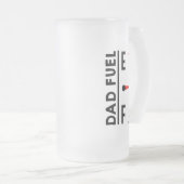 Pap Fuel Funny Vaderdag Birthday Matglas Bierpul (Voorkant rechts)