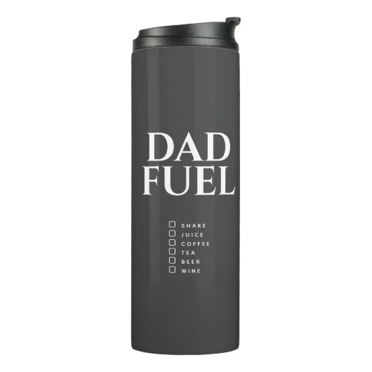Pap Fuel Minimalist Monogram Thermal Tumbler Thermosbeker (Gedraaid links)