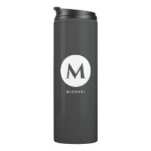 Pap Fuel Minimalist Monogram Thermal Tumbler Thermosbeker (Geroteerd rechts)