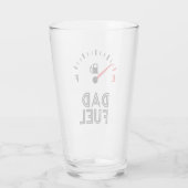 "Pap Fuel" Pint Drink Glass Cup Glas (Achterkant)
