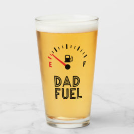 "Pap Fuel" Pint Drink Glass Cup Glas