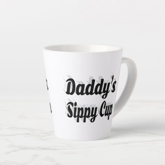 Pap Funny Fathers Day Latte Mok (Rechterhoek)