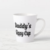 Pap Funny Fathers Day Latte Mok (Rechts)