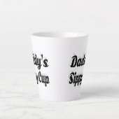 Pap Funny Fathers Day Latte Mok (Voorkant)