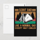 Pap Funny Outdoor Tent Vader Briefkaart (Voorkant / Achterkant)