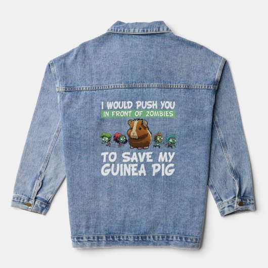 Pap Funny Piggy Lover Chew Cage 10 Denim Jacket (Achterkant)