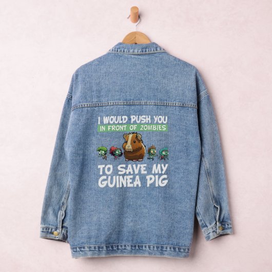 Pap Funny Piggy Lover Chew Cage 10 Denim Jacket (Hangar)
