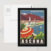 Pap ganze Jaar oopen Ascona Briefkaart (Voorkant / Achterkant)