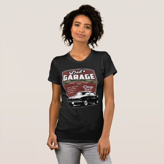 Pap Garage 1968 Camaro T-shirt (Voorkant volledig)