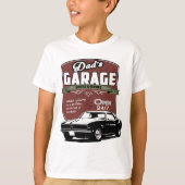Pap Garage 1968 Camaro T-shirt (Voorkant)