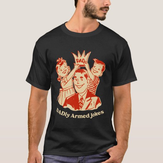 Pap Gewapende grappen Pap Grappen T-shirt (Voorkant)