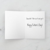 Pap Gezegden... Vaderdag Kaart (Binnen)