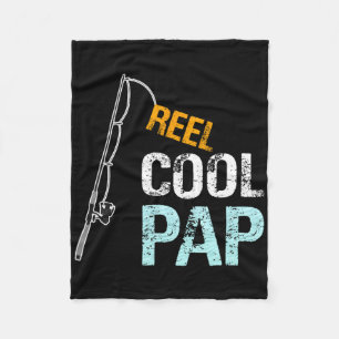 Pap Gift Van Kleindochter Kleinzoon Reel Cool Pap Fleece Deken