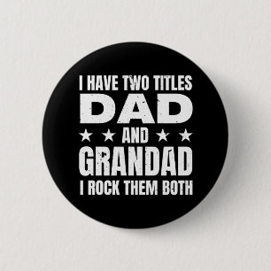 Pap Grandad Ronde Button 5,7 Cm